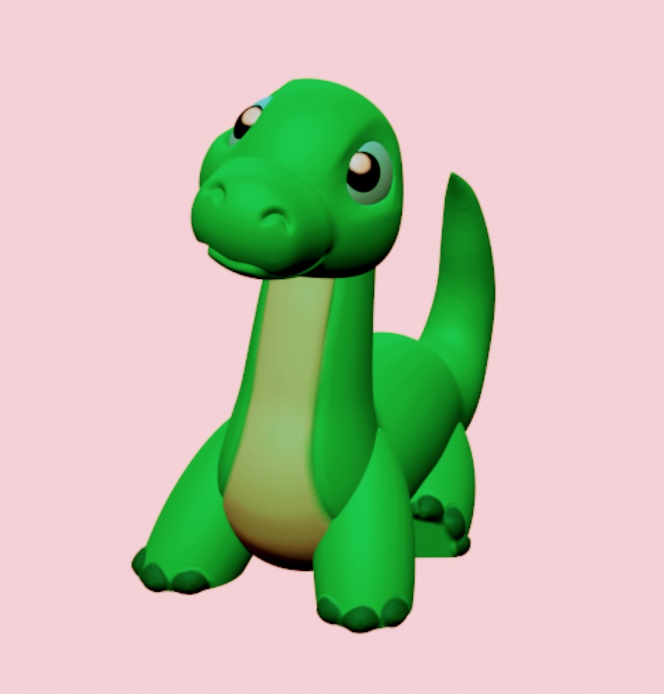 Cute dino by Valkyrie Forge | Download free STL model | Printables.com