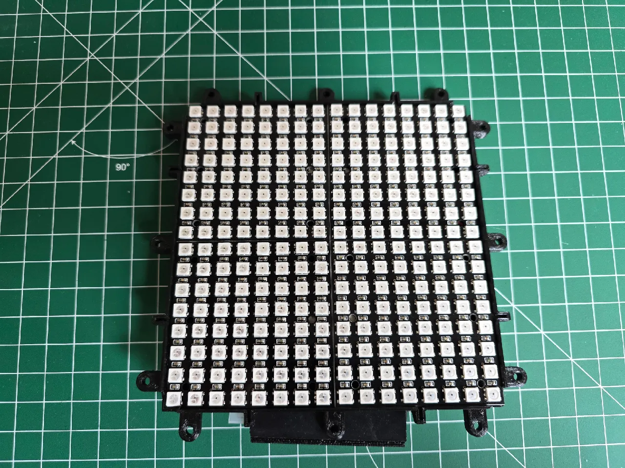 Pixel Art with 64 LED Matrix WS2812B - v2 - New led diffuser