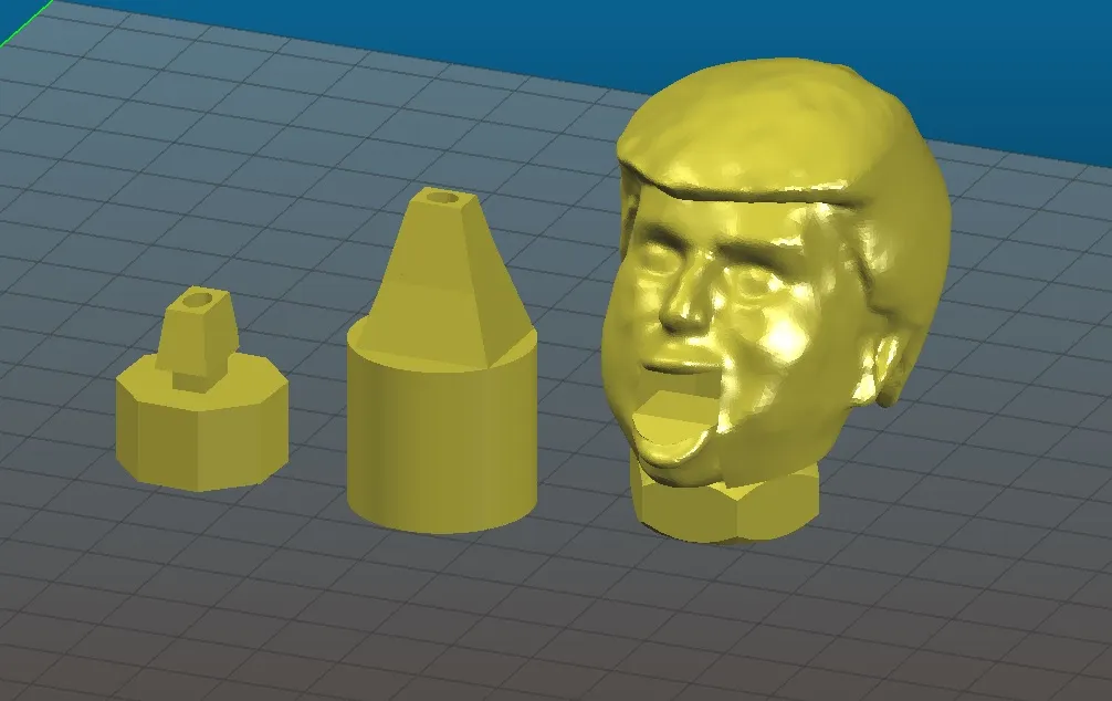 donald trump toothpaste dispenser by ben dover | Download free STL ...