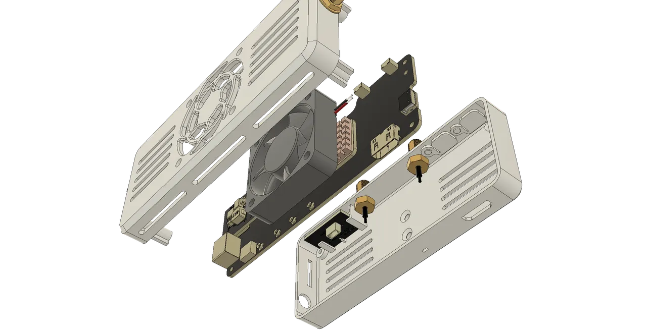 Walksnail Avatar VRX Case for larger 4010 or 3010 fans by Mr