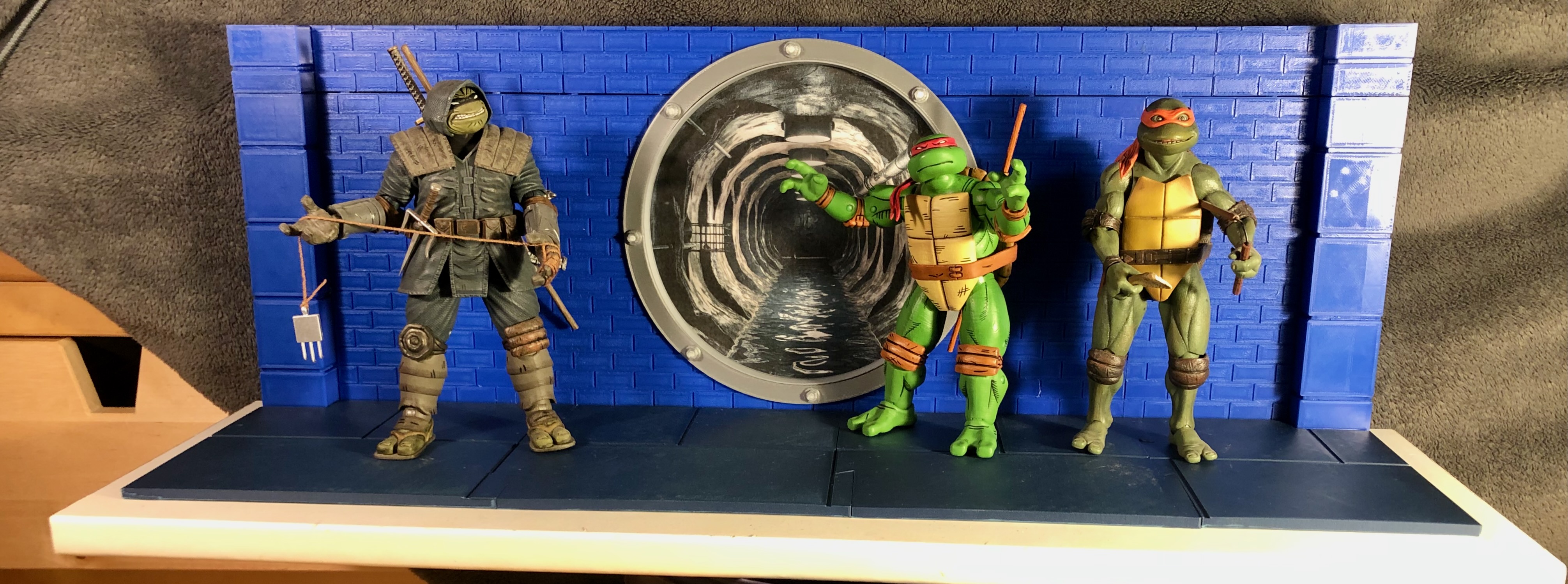 Sewer Shelf Diorama for Action FIgures