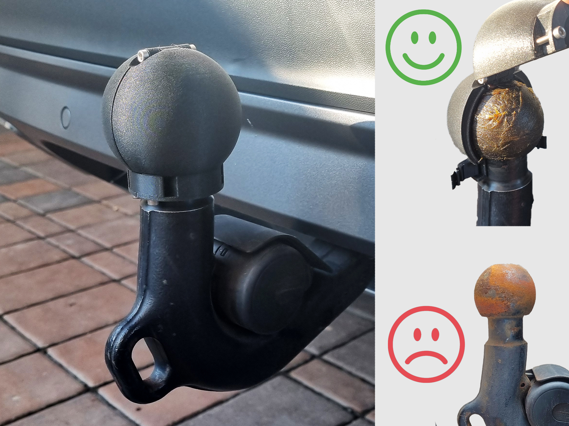 Retractable Towbar cover
