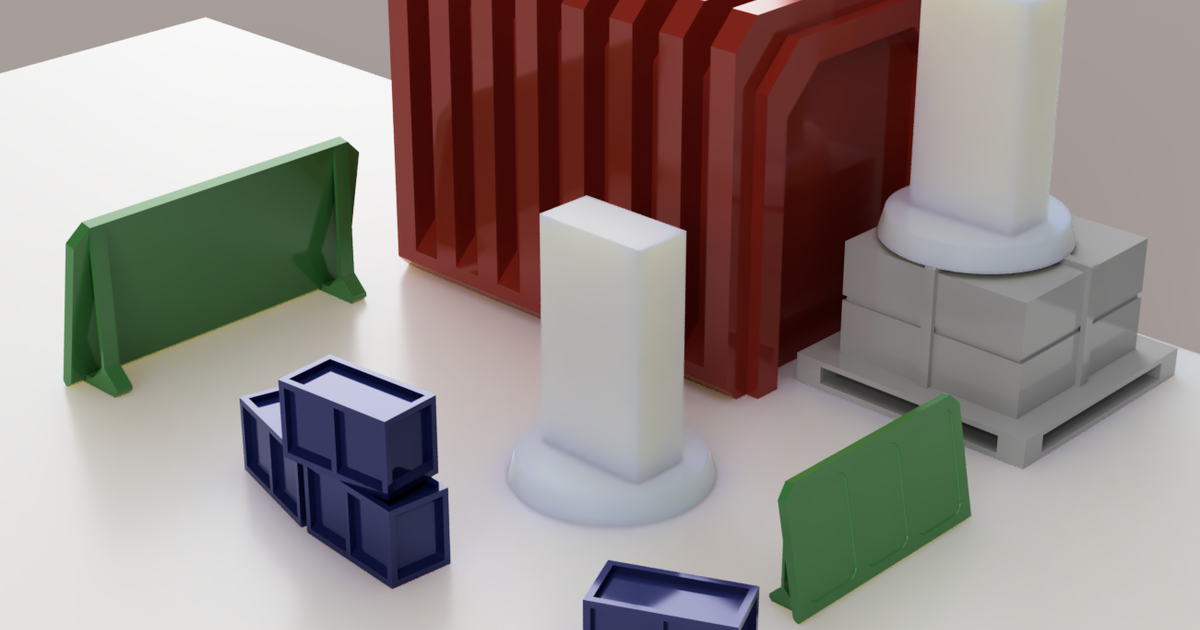 Miscellaneous Terrain Objects by The Eraser | Download free STL model ...