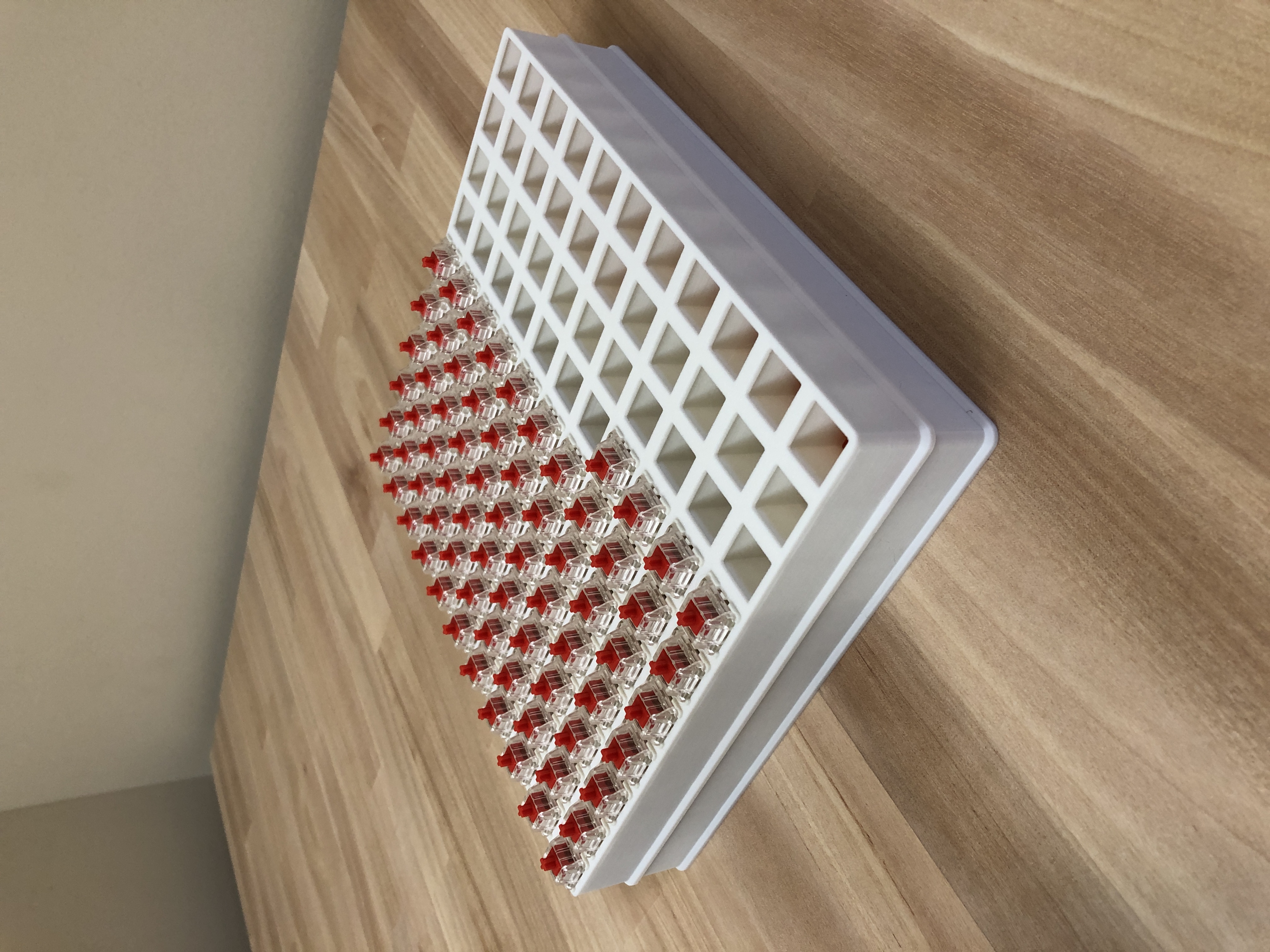 Parametric Keyboard Switch Holder & Lid