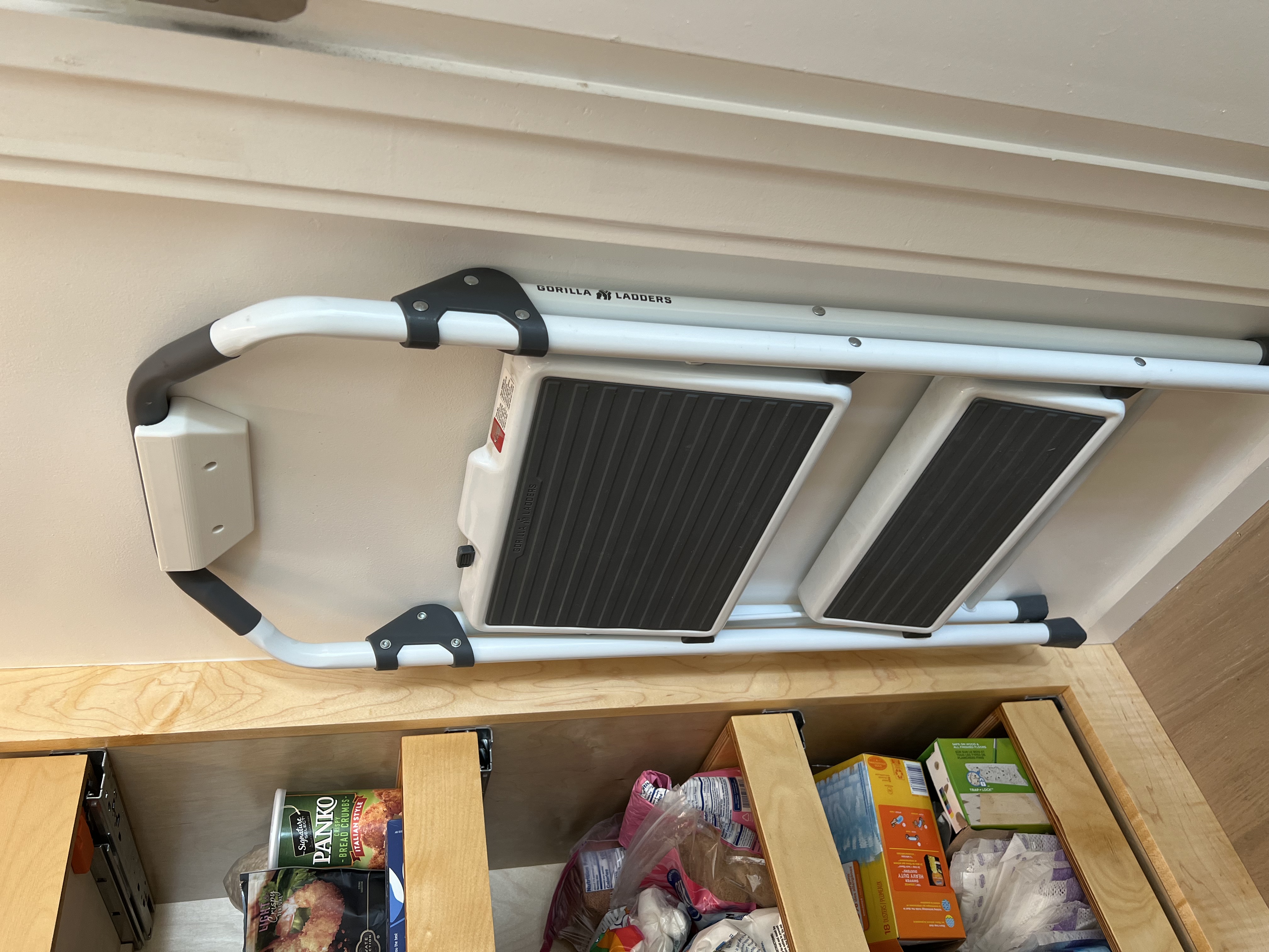 Step stool wall mount bracket - Gorilla Ladders