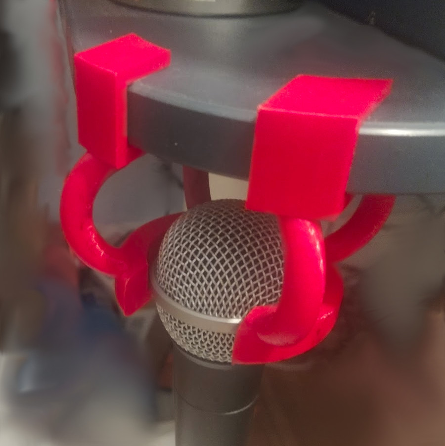 Microphone Under-Desk Storage Mount
