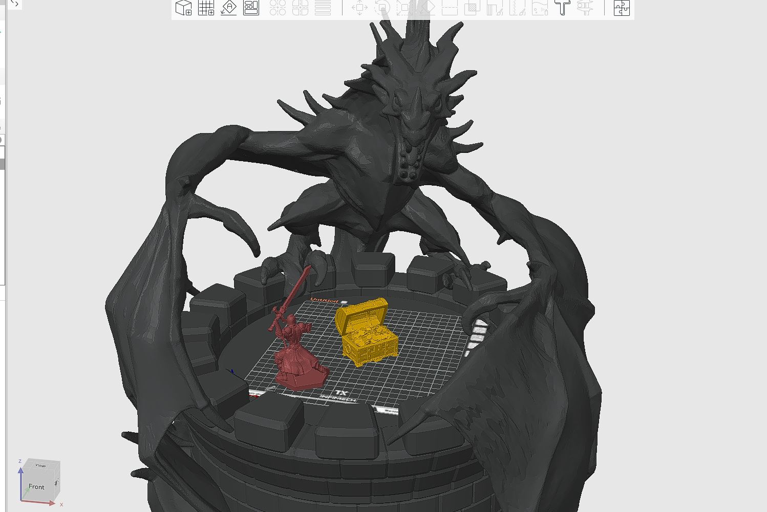 Dragon bed plate