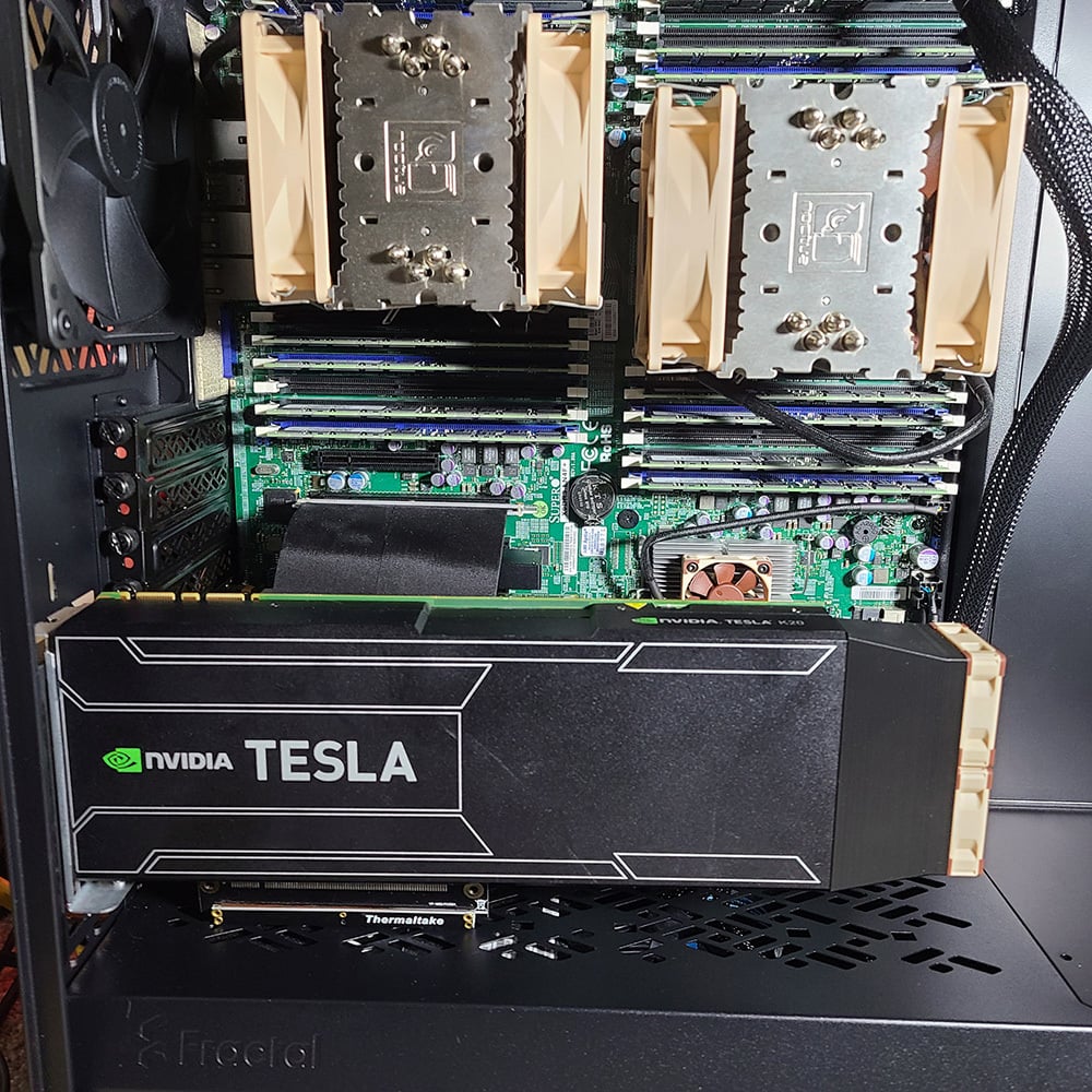 NVIDIA Tesla K10 K20 K20M Cooling Fan Duct by Shameless Makes Download free STL model Printables