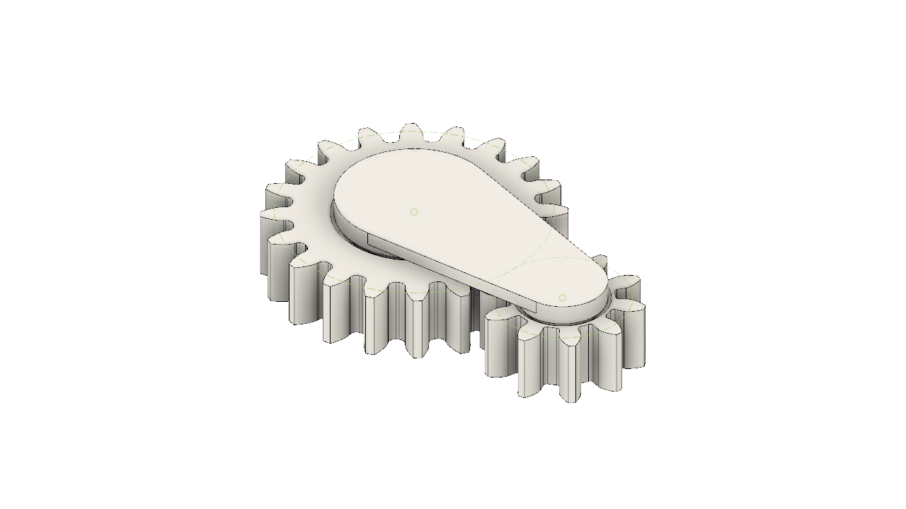 Print in place gear toy