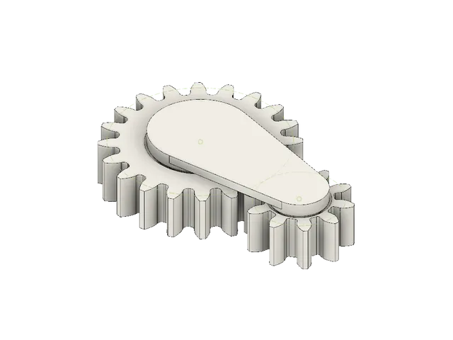 Print in place gear toy