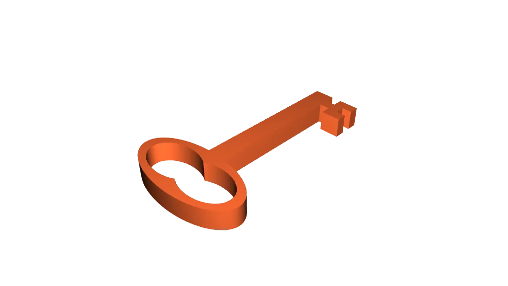 Small Key Decorative by Elijah Bierbrauer | Download free STL model ...