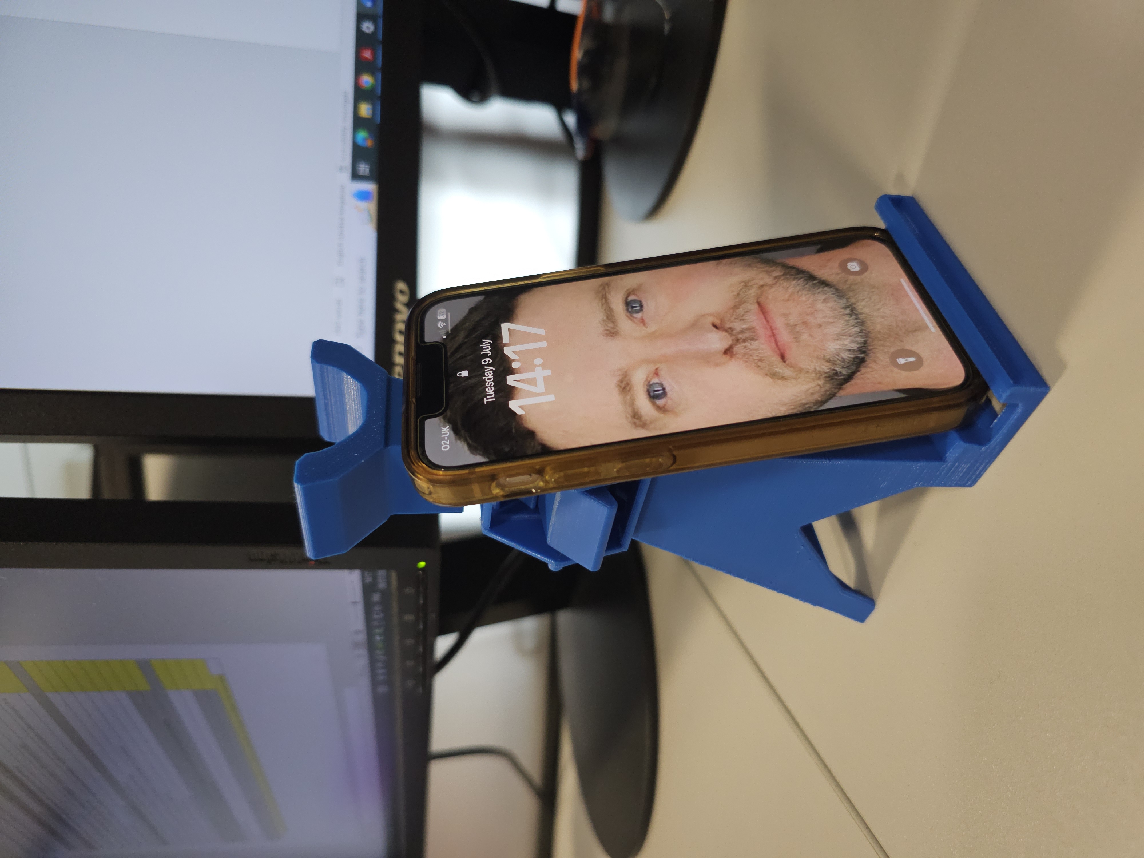 Jack Stand Phone Holder