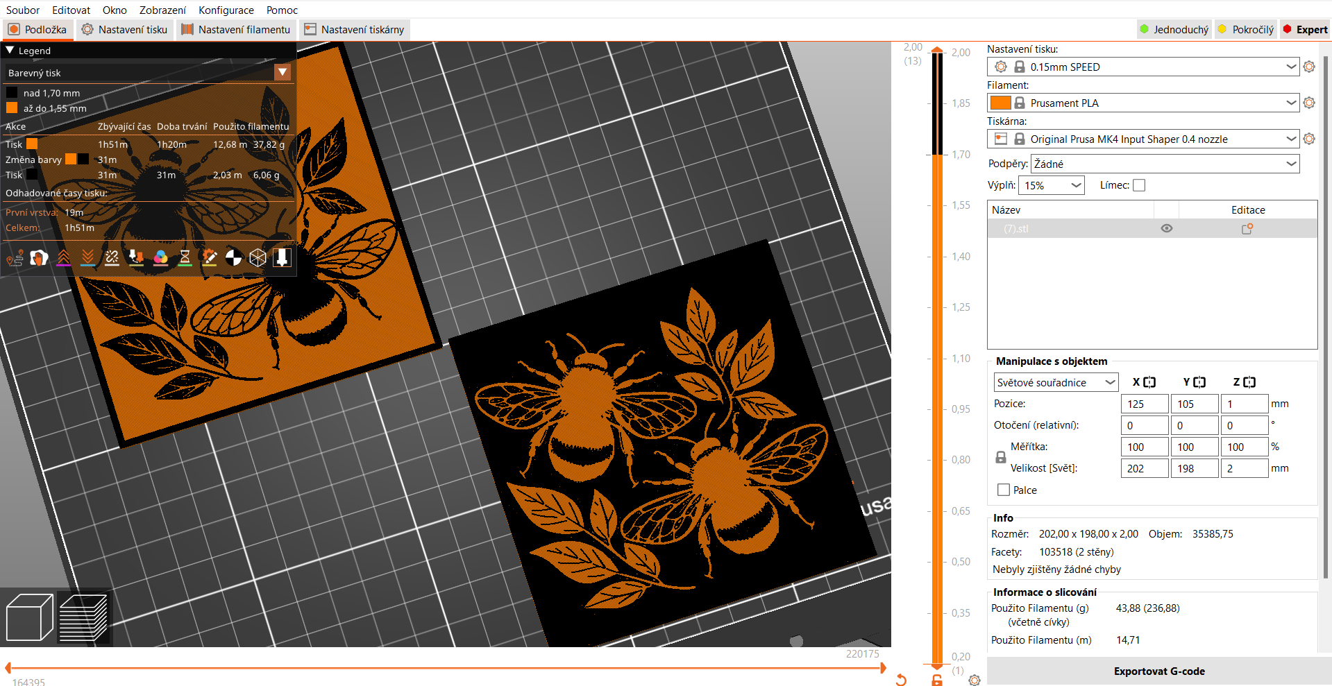 Miniatura 2 do modelo 3D Coasters: Bumble_bee (two colours)
