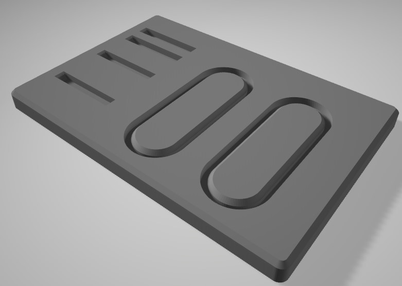 fake button display panel von JamesR5D4 | Kostenloses STL-Modell ...
