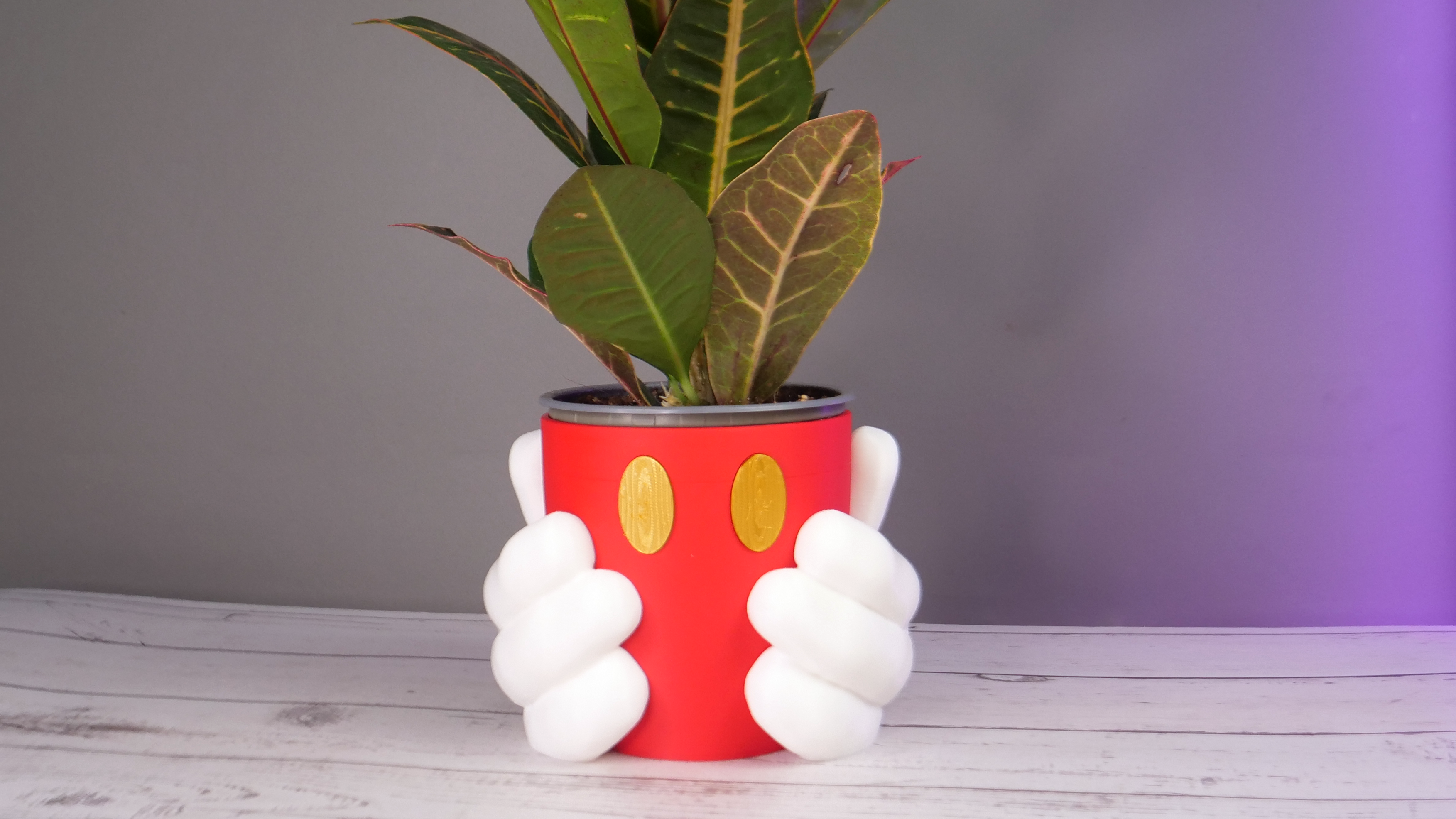 Mickey Hands Pot - Multi-Part