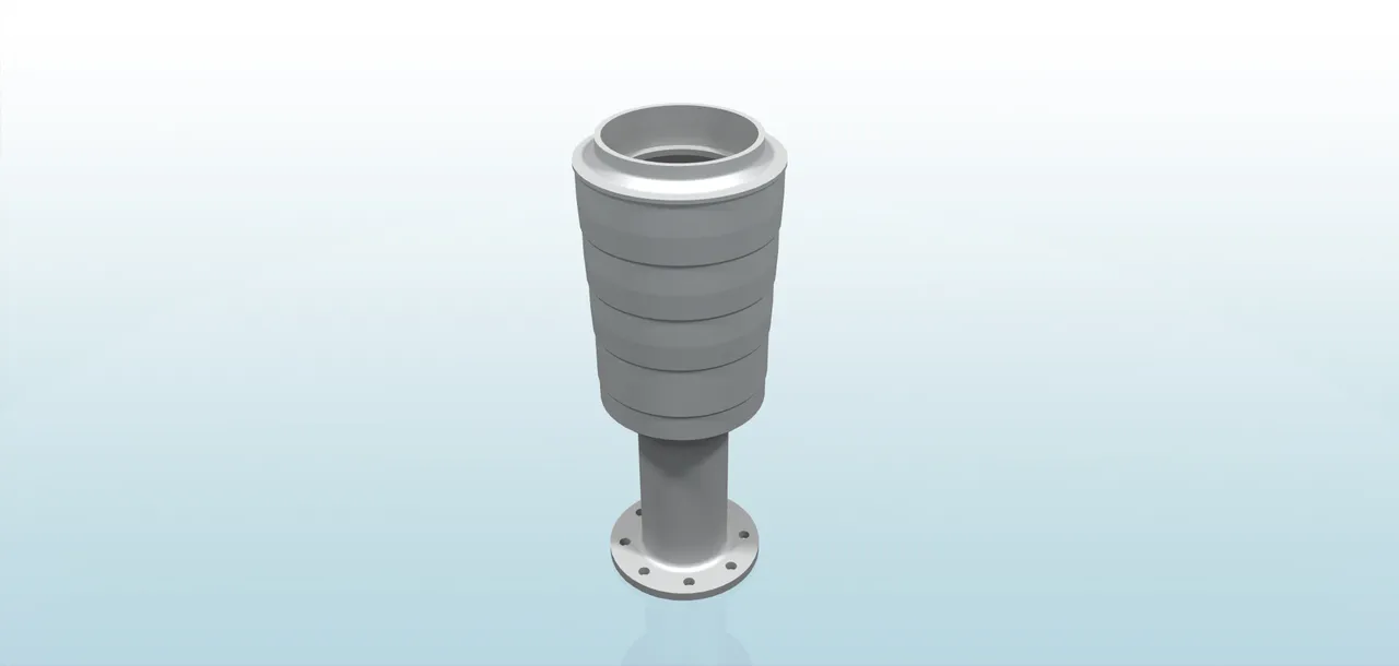Model of a multi compressor stage ducted fan turbine by Dom | Download ...