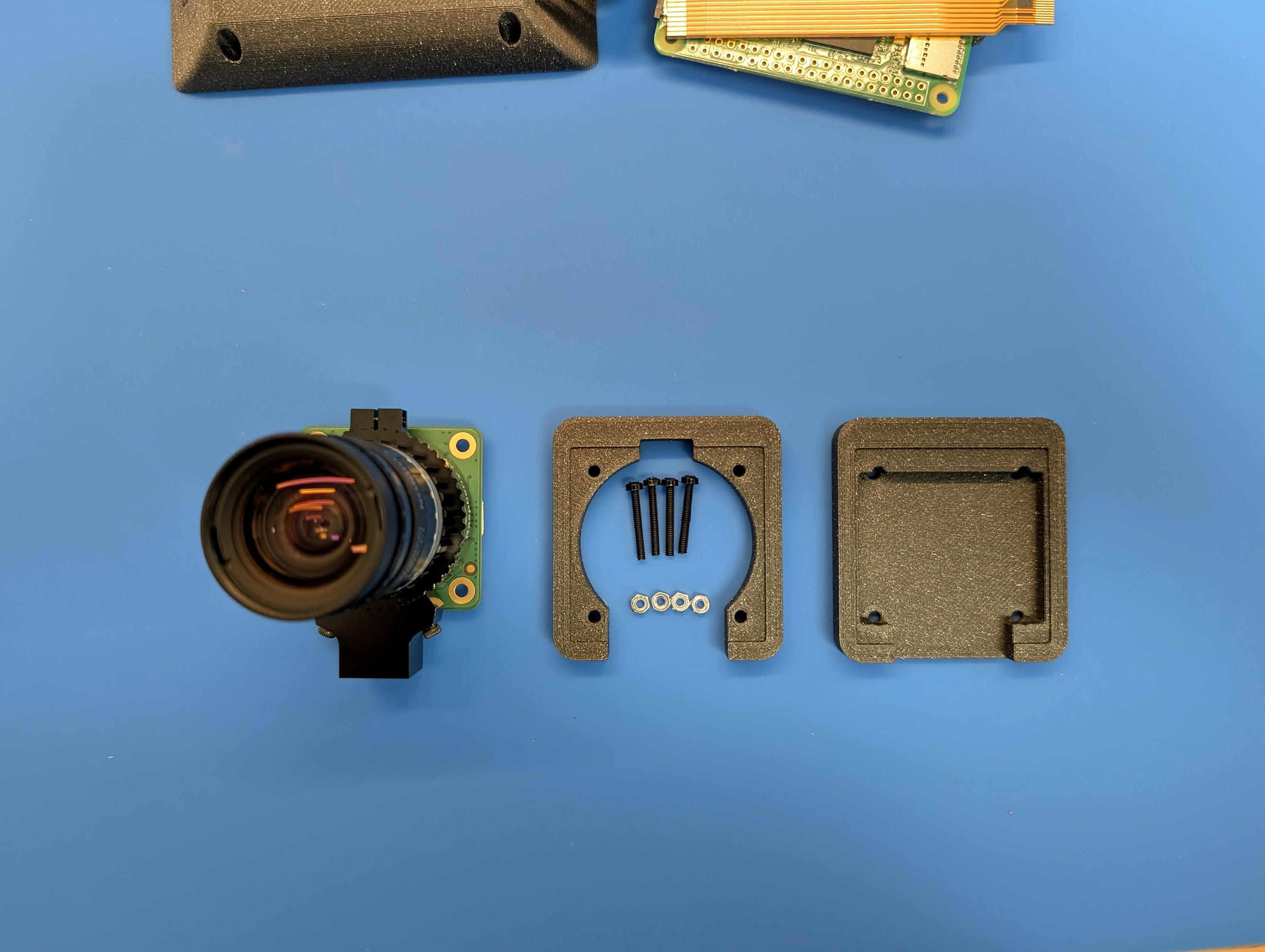 Miniatura 2 do modelo 3D Simple Raspberry Pi HQ Camera case