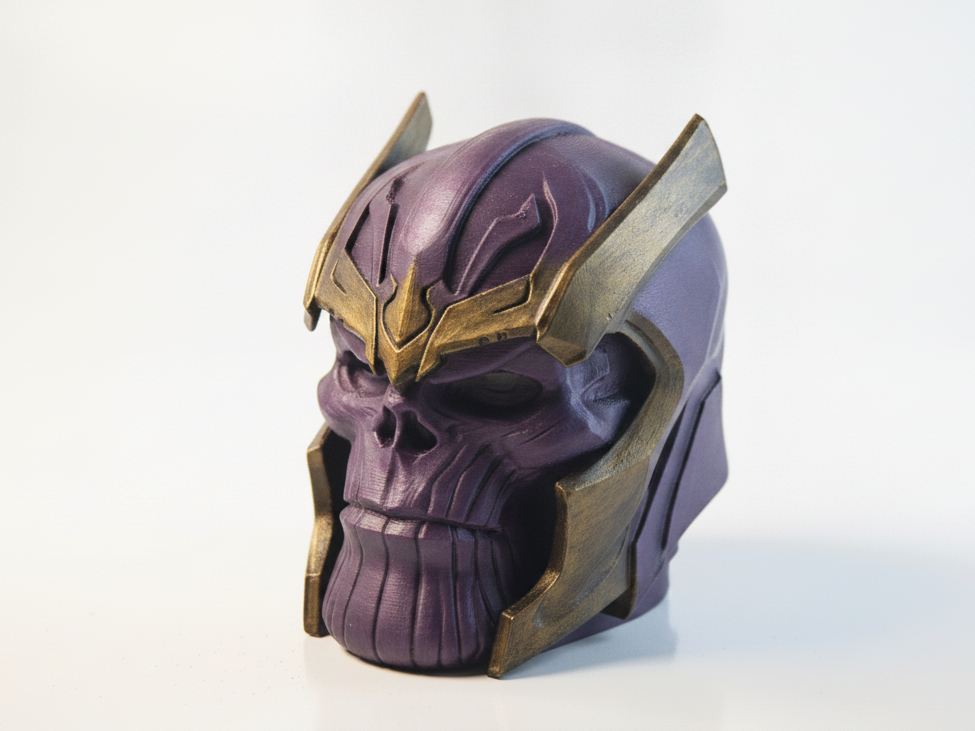 Thanos Skull Marvel Villain Sculpture 3D Printable