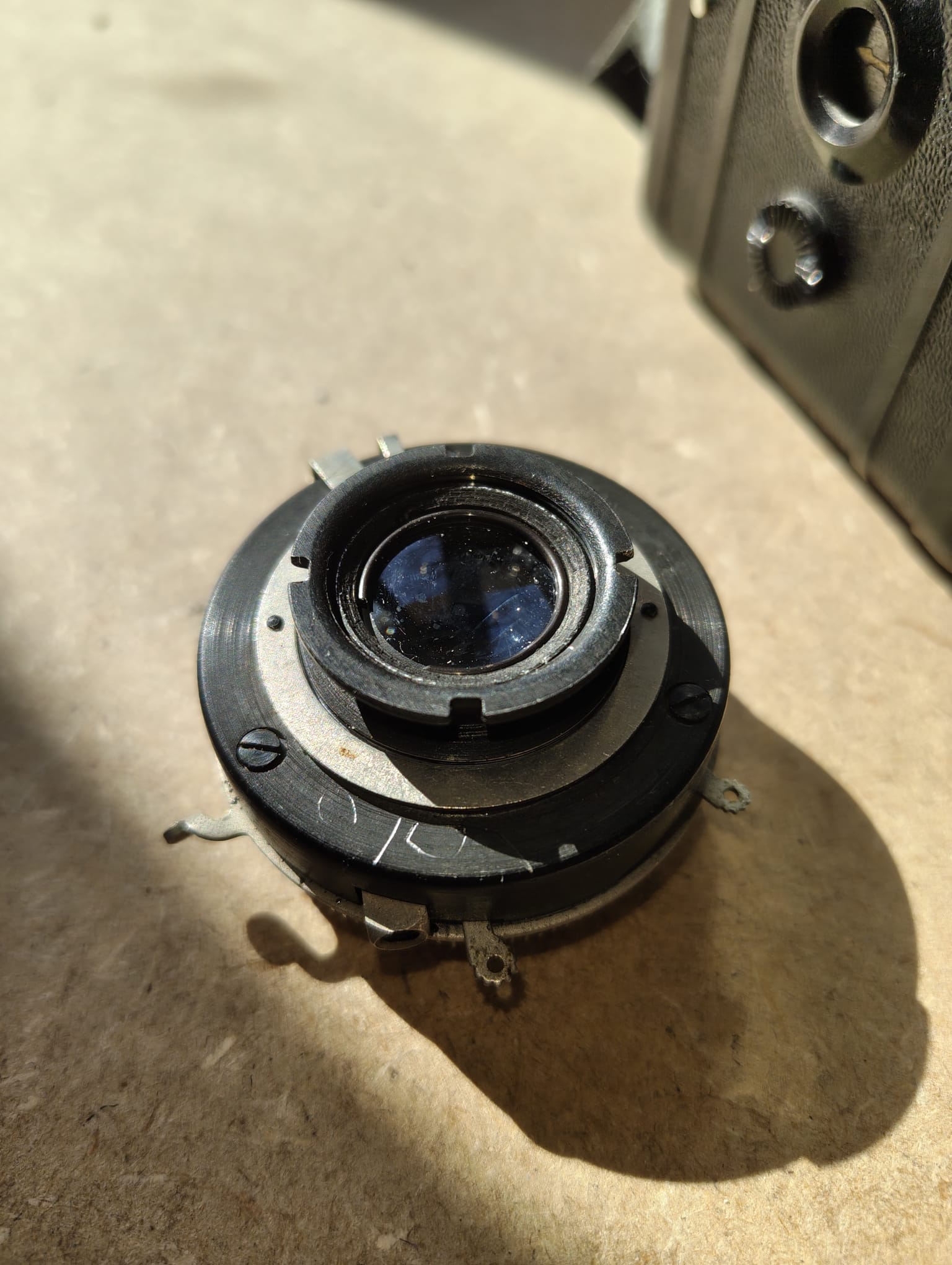 Lens key for Lubitel camera