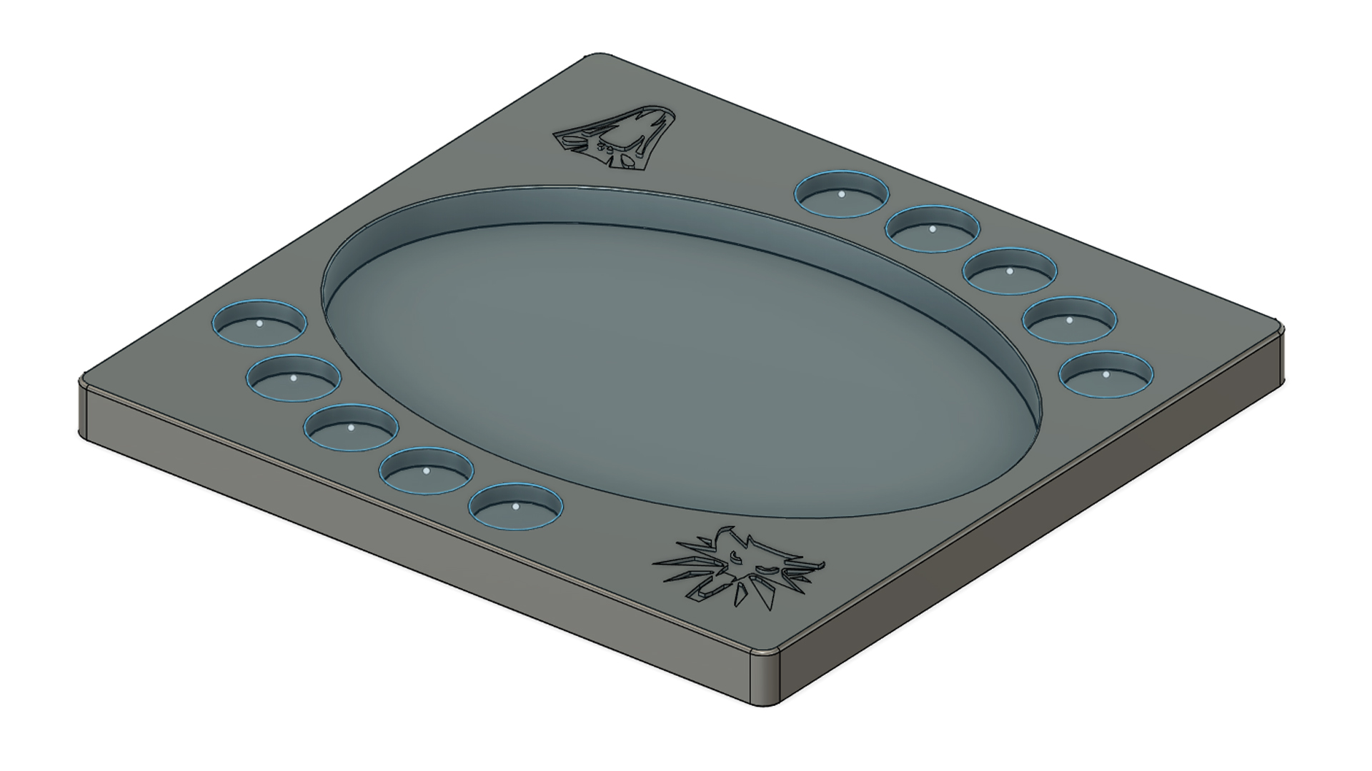 Dice poker mat