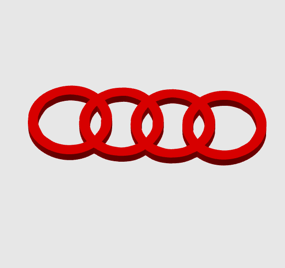 Miniatura 4 do modelo 3D LOGO AUDI
