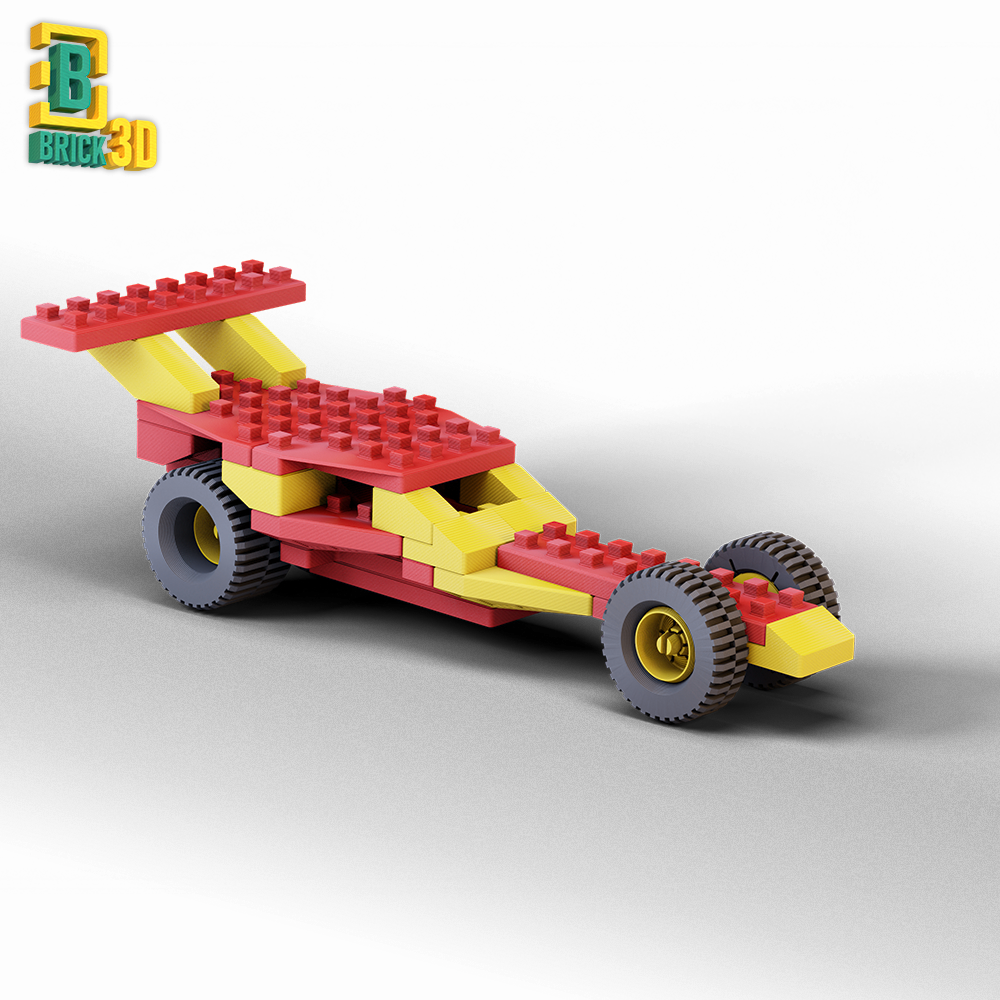 Dragster V2 - Brick3D set by Yavorh | Download free STL model ...
