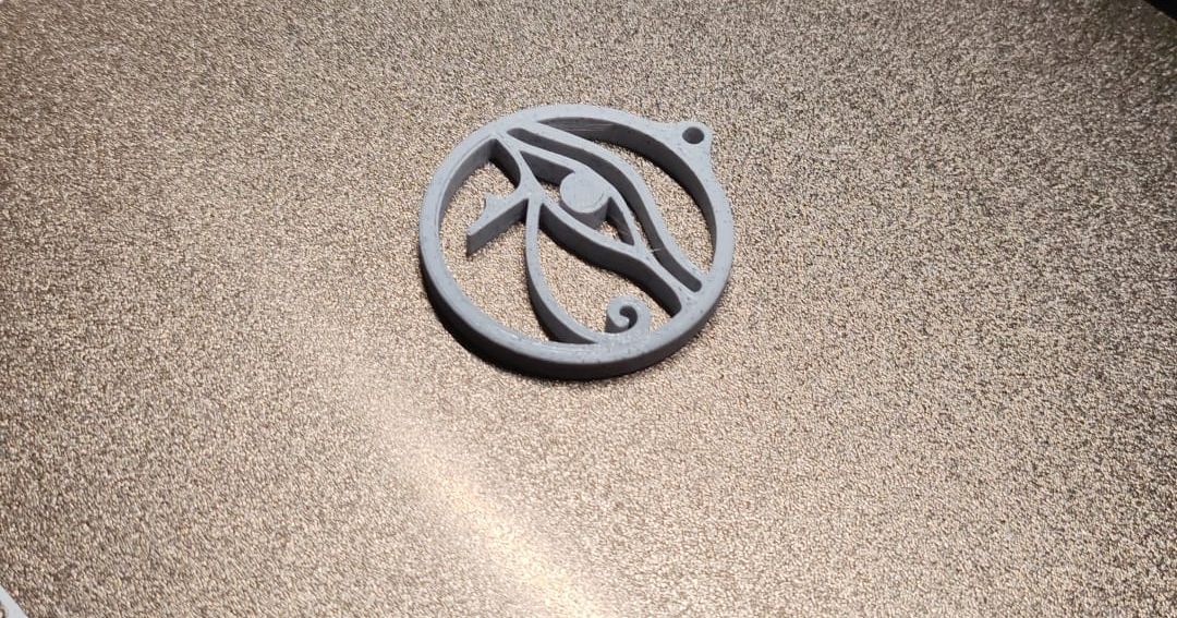 Eye of Horus Keychain by Solix3D | Download free STL model | Printables.com