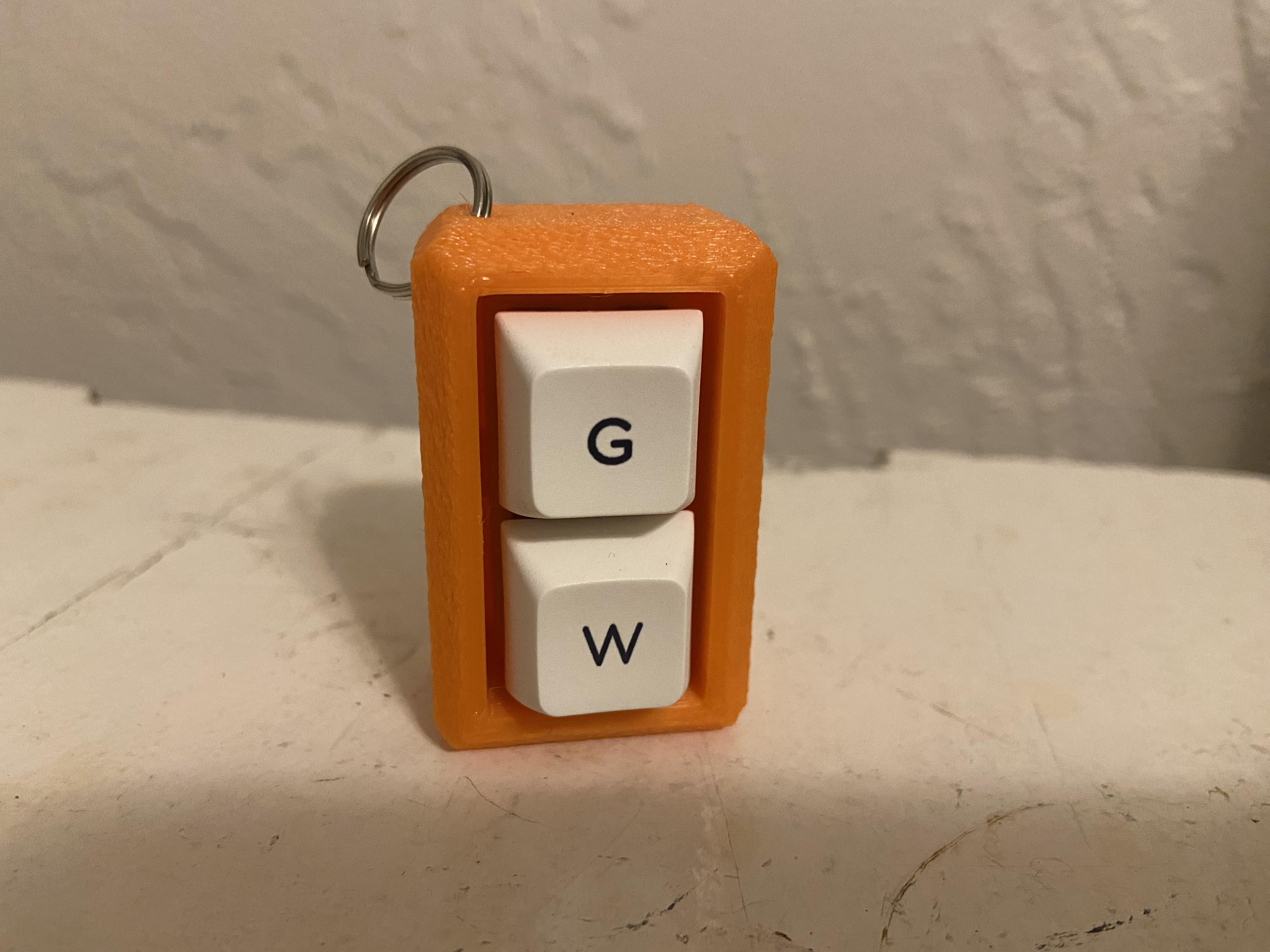 Keyboard Fidget Keychain - MX better version