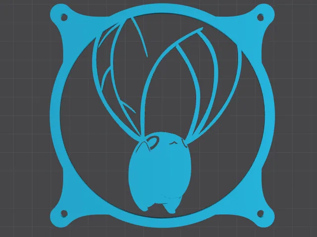 Cute Frog fan cover