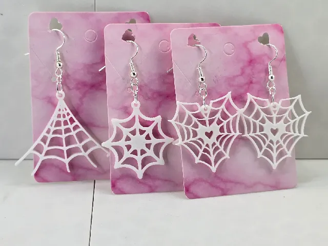 Spider Web Earrings