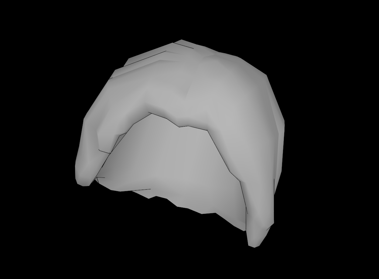 Lego Compatible (88283.dat) Minifig Hair Mid-Length Tousled with Centre Parting