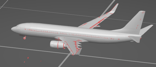 Boeing 737 Airplane