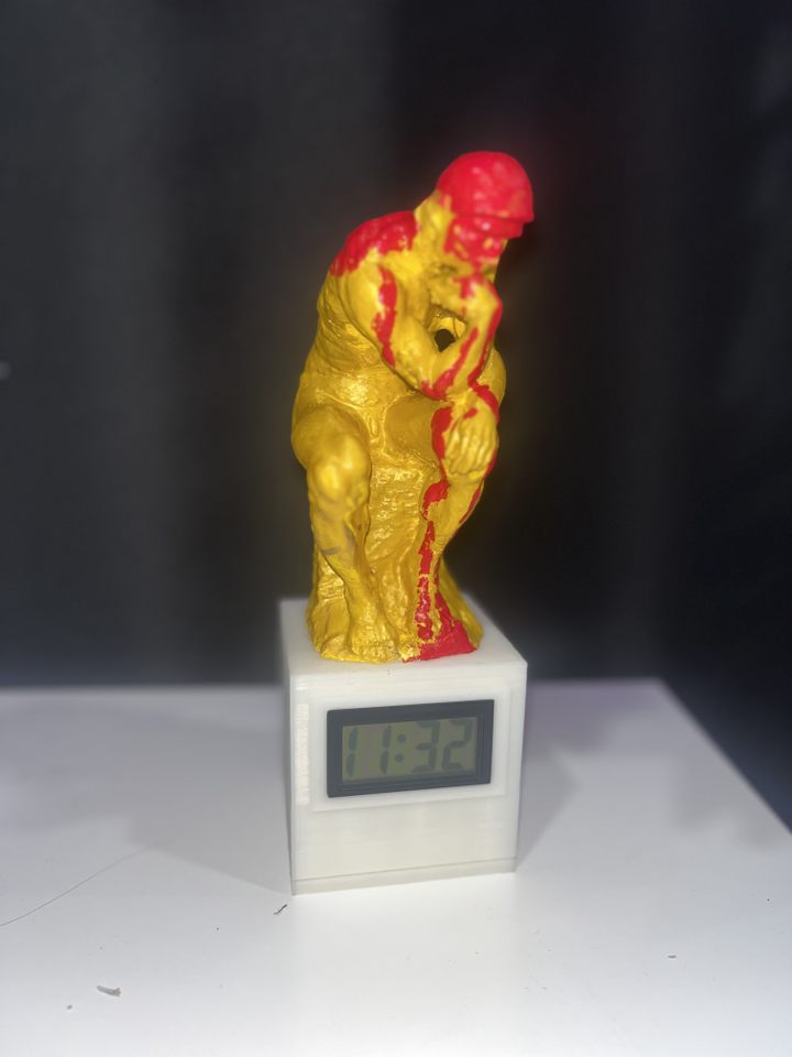 Ace Attorney Thinker Clock Base