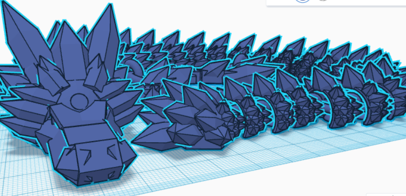 Miniatura 7 do modelo 3D crystal dragon