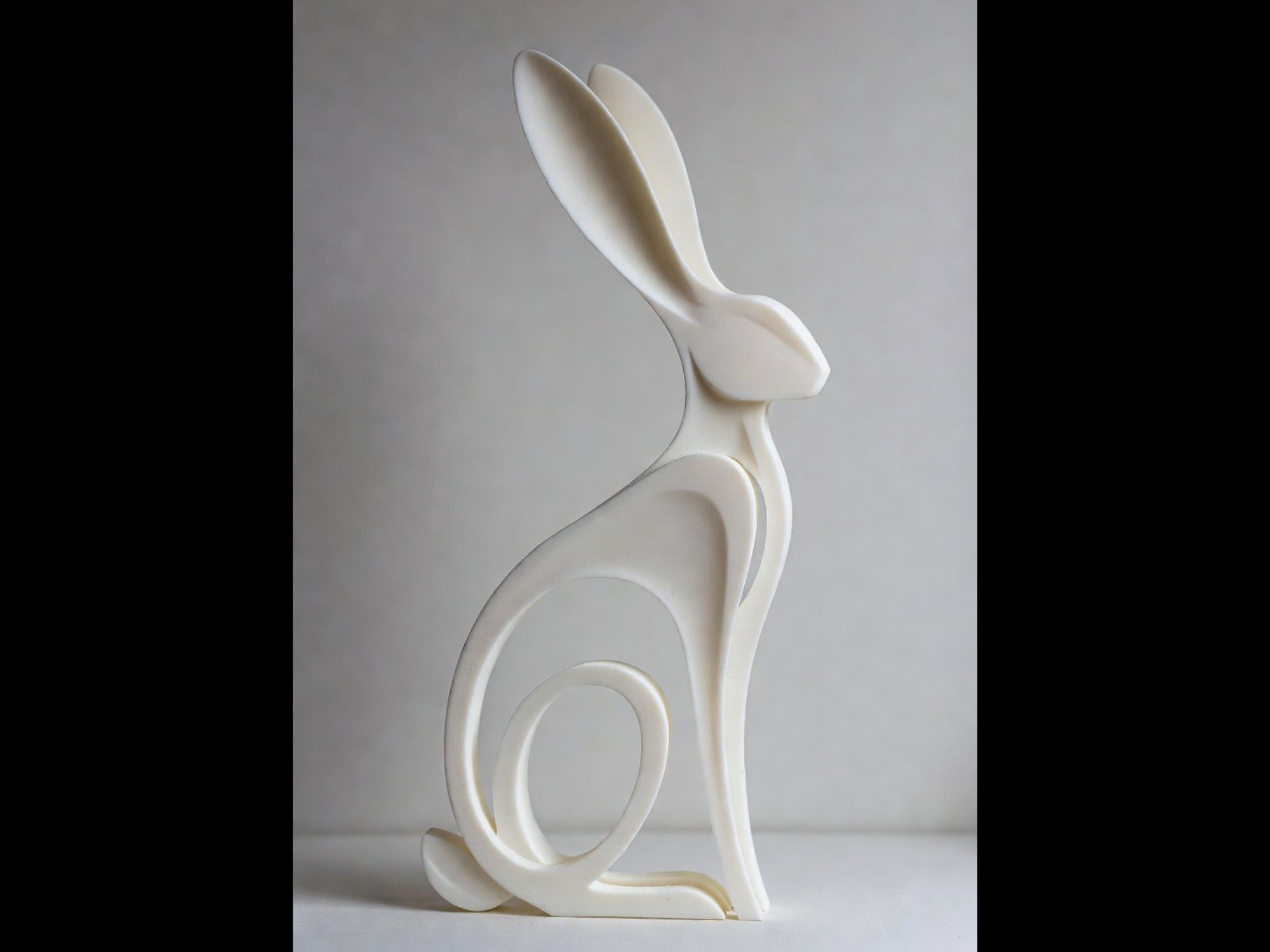 Contemporary Bunny Statue