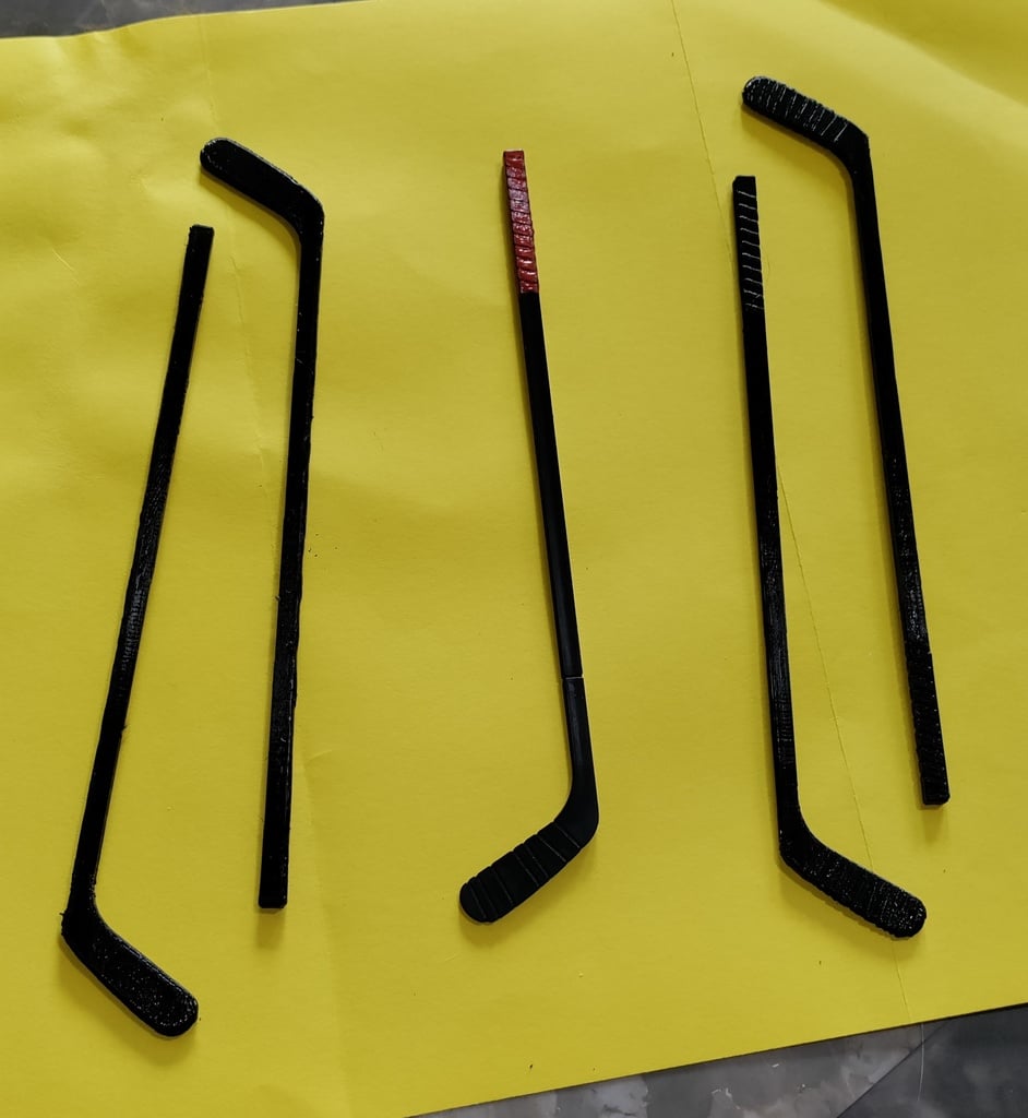 Bobblehead Hockey Stick by Download free STL model