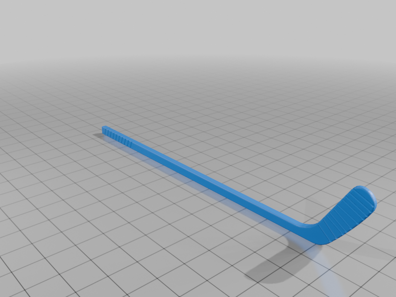 Bobblehead Hockey Stick by Download free STL model