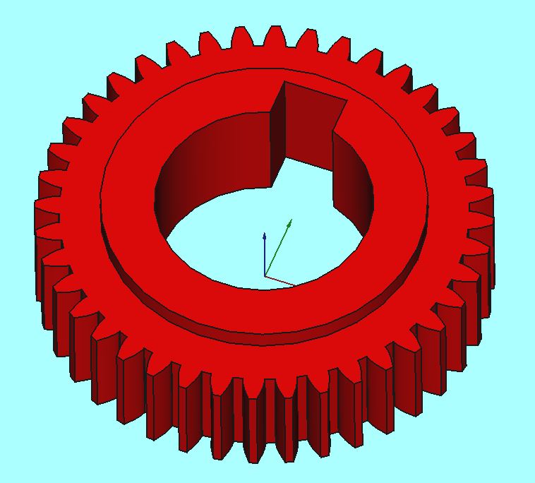 Zahnrad gear Z 40 Bernardo P600G