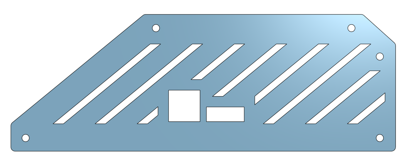 Side panel for Monoprice Select Mini v2 with SKR 1.4 Turbo by Daniel ...