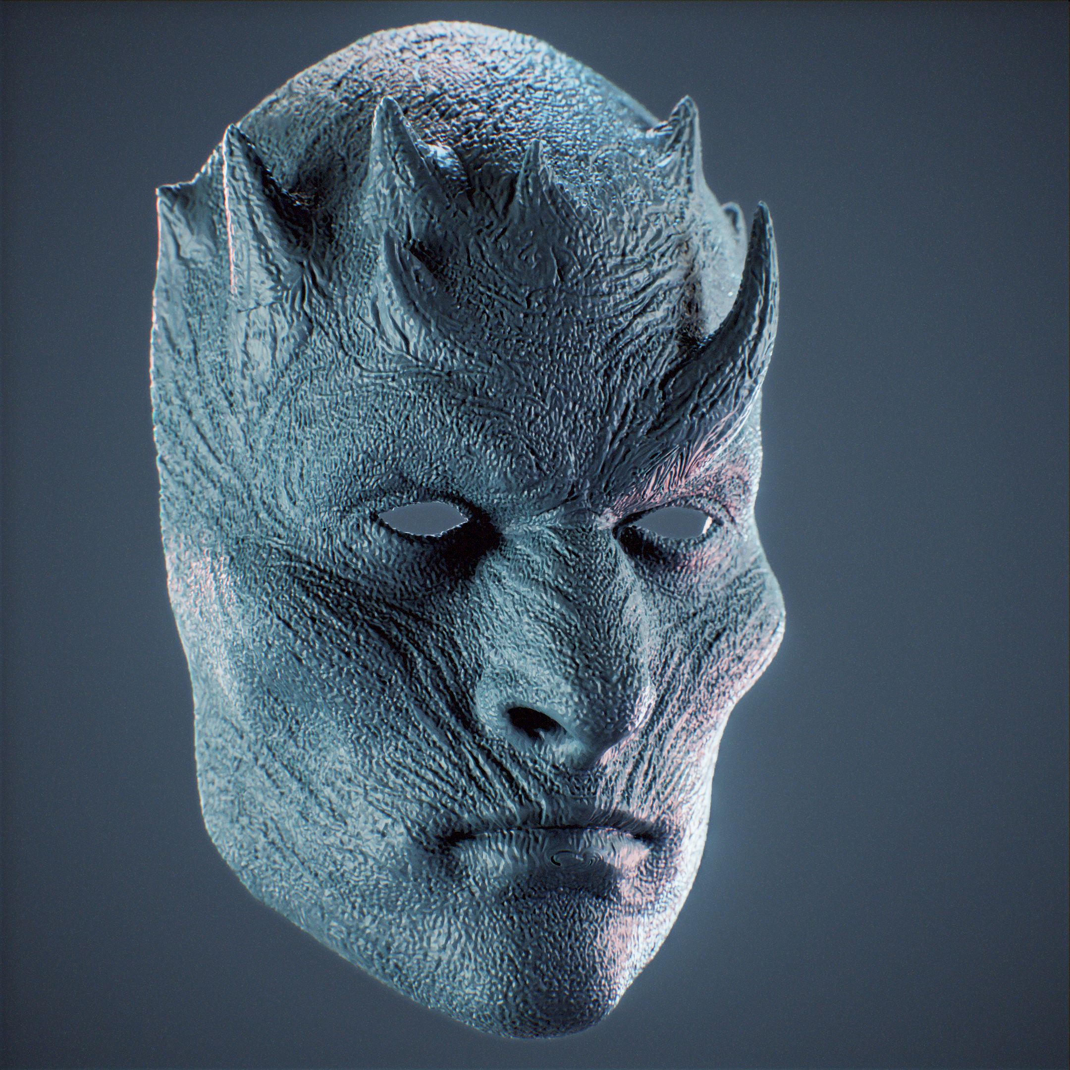 The Night King Mask from GOT - Game of thrones - Juego de Tronos Rey de la noche - Caminante Blanco - Fan Art