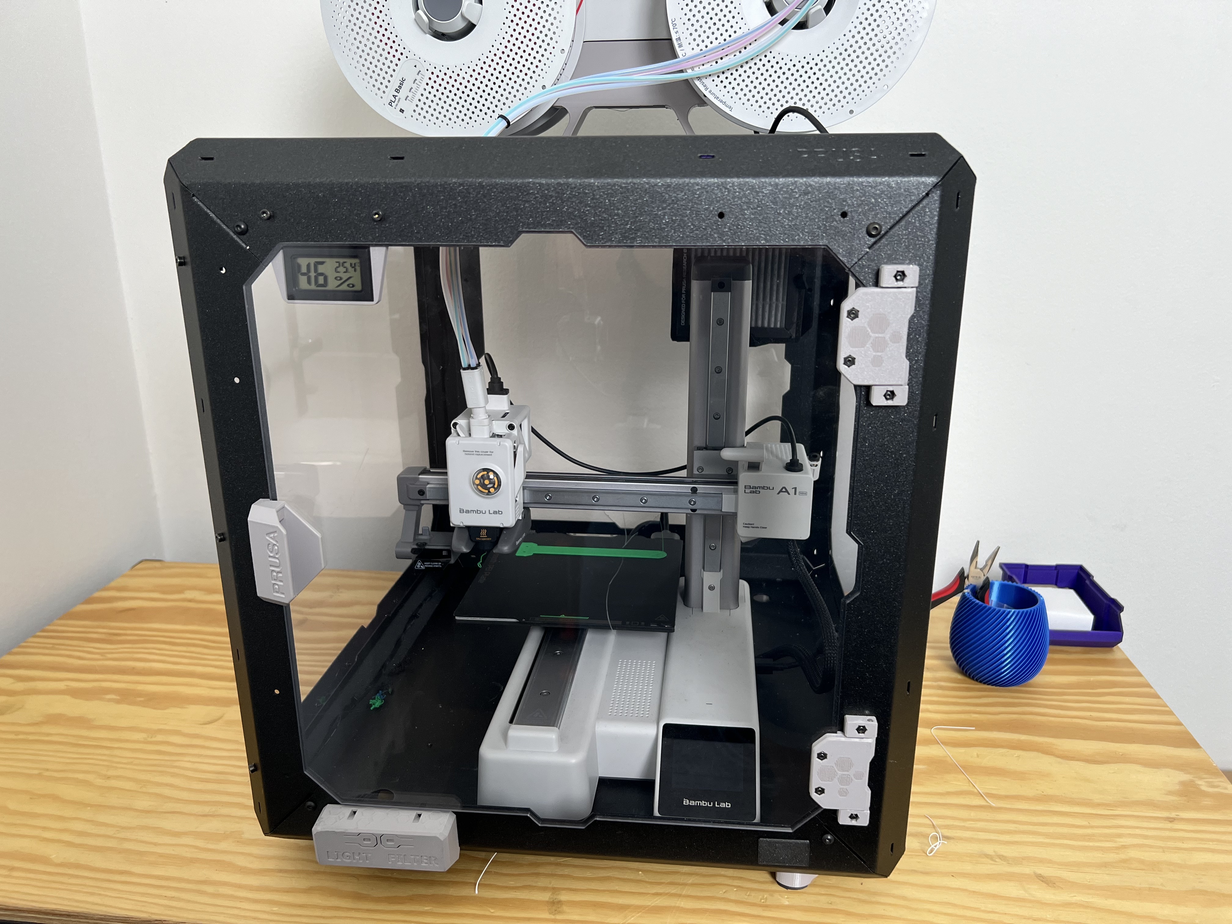 BambuLab A1 mini mod for the Prusa MINI Enclosure par Crafter ...