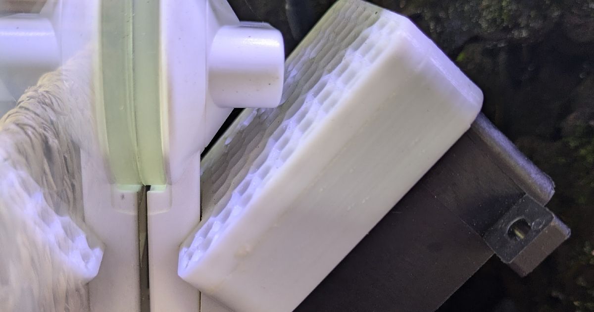 PTC heater fan holder with IKEA Tisken adapter by Rudi Sz. Download