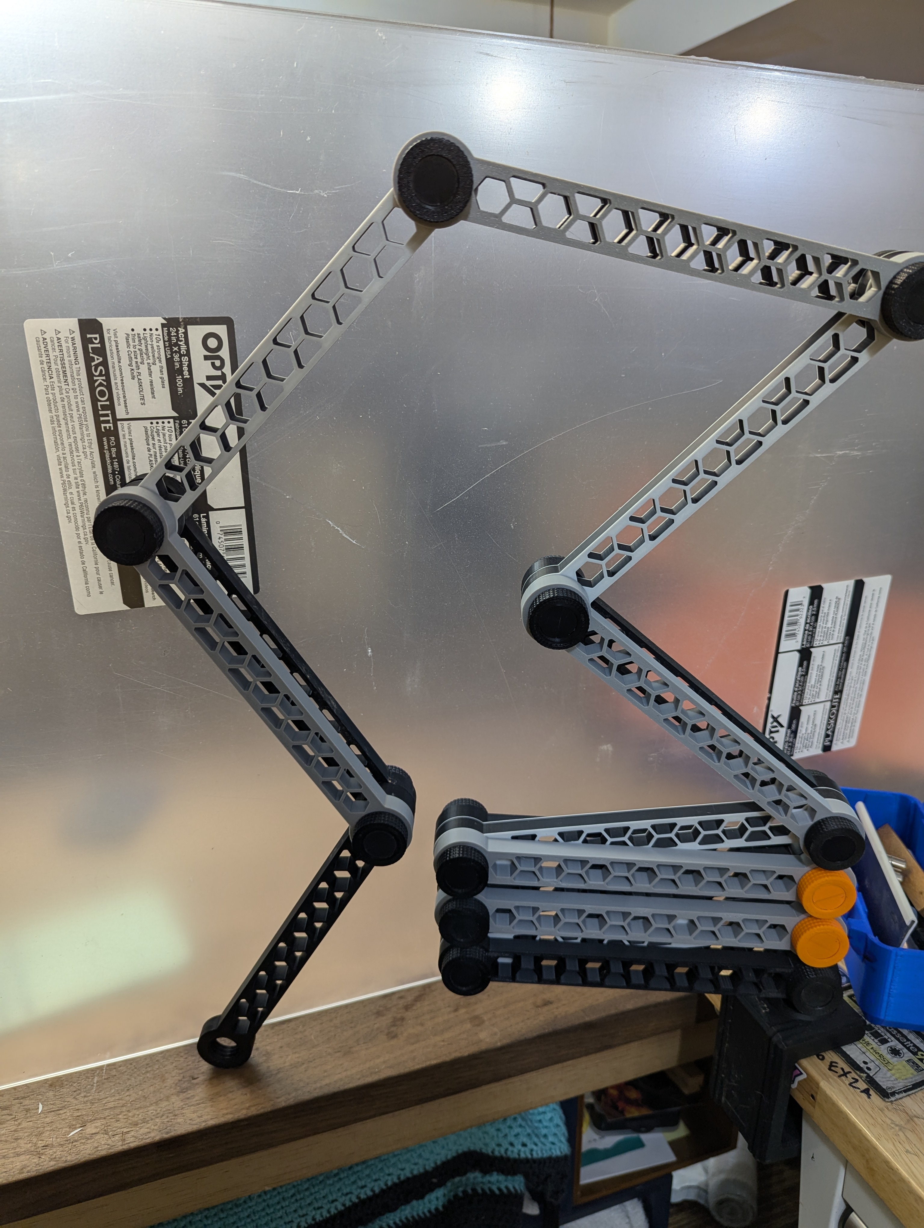 Stronger bolts, threadless arms. and double threaded arms. 3D model thumbnail