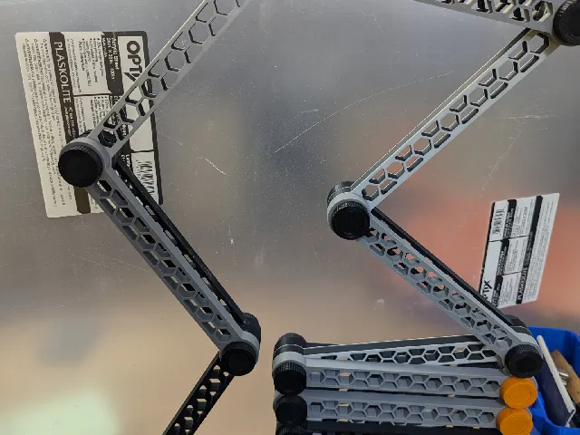 Stronger bolts, threadless arms. and double threaded arms.