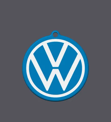 NEW LOGO VOLKSWAGEN KEYCHAIN