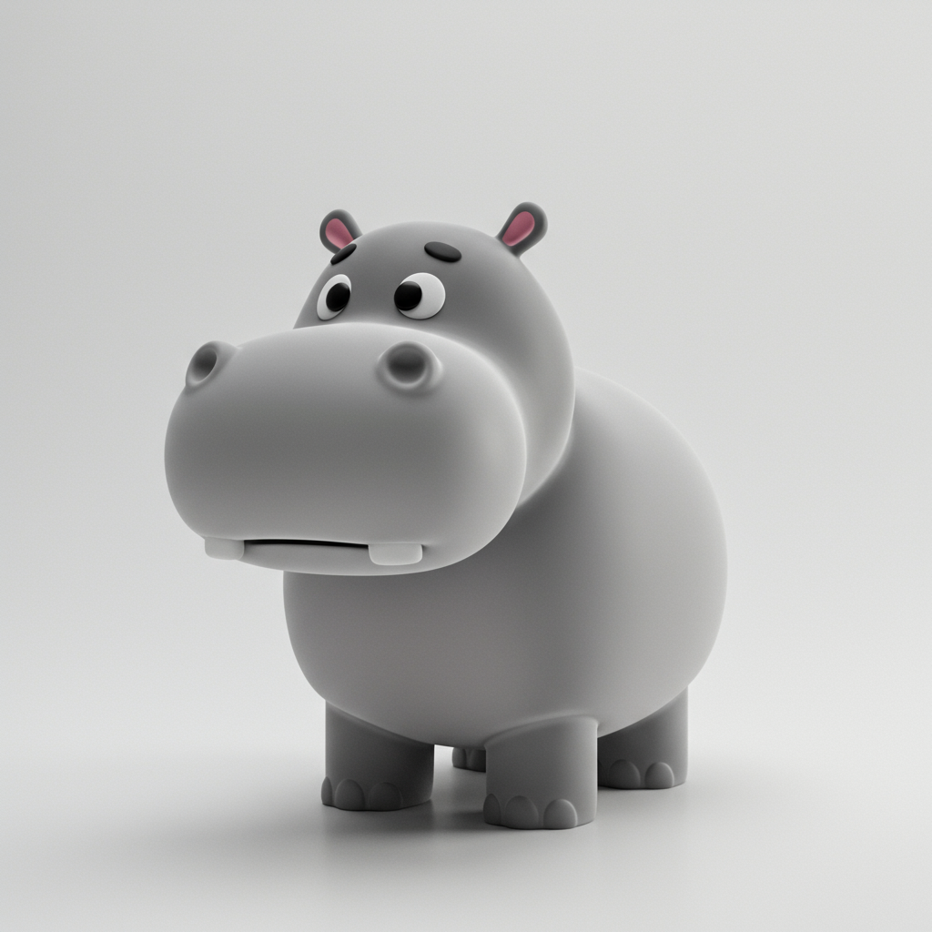 Hippo Cute Animal Toys for Kids [YAMSASO DESIGN]