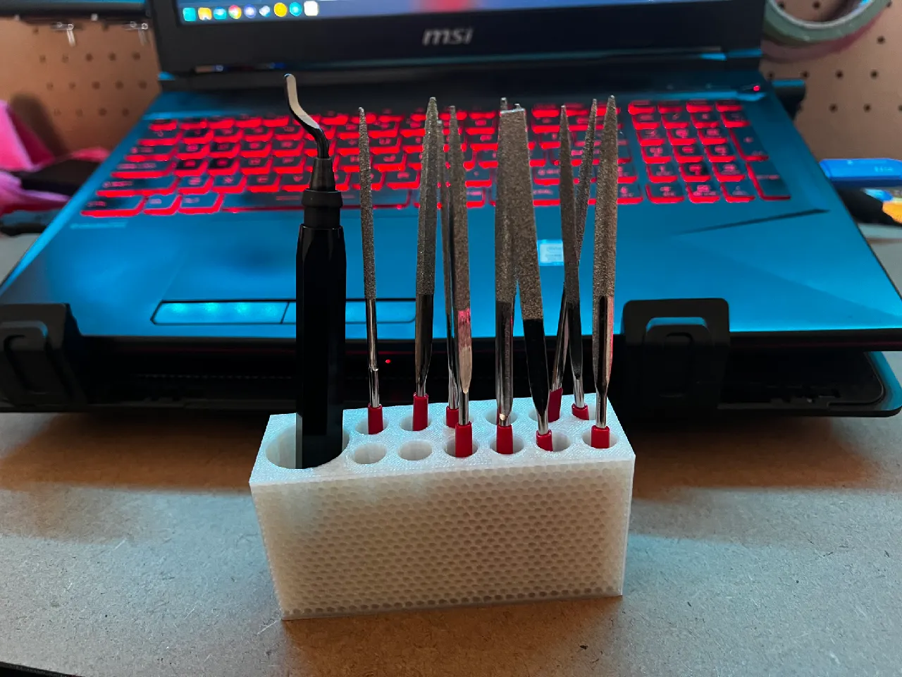 Honey Comb files and Deburr Organizer/Storage by DaringColt | Download ...