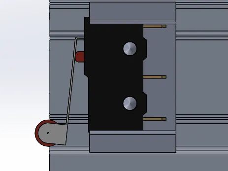 2040 extrusion - Endstop clip mount