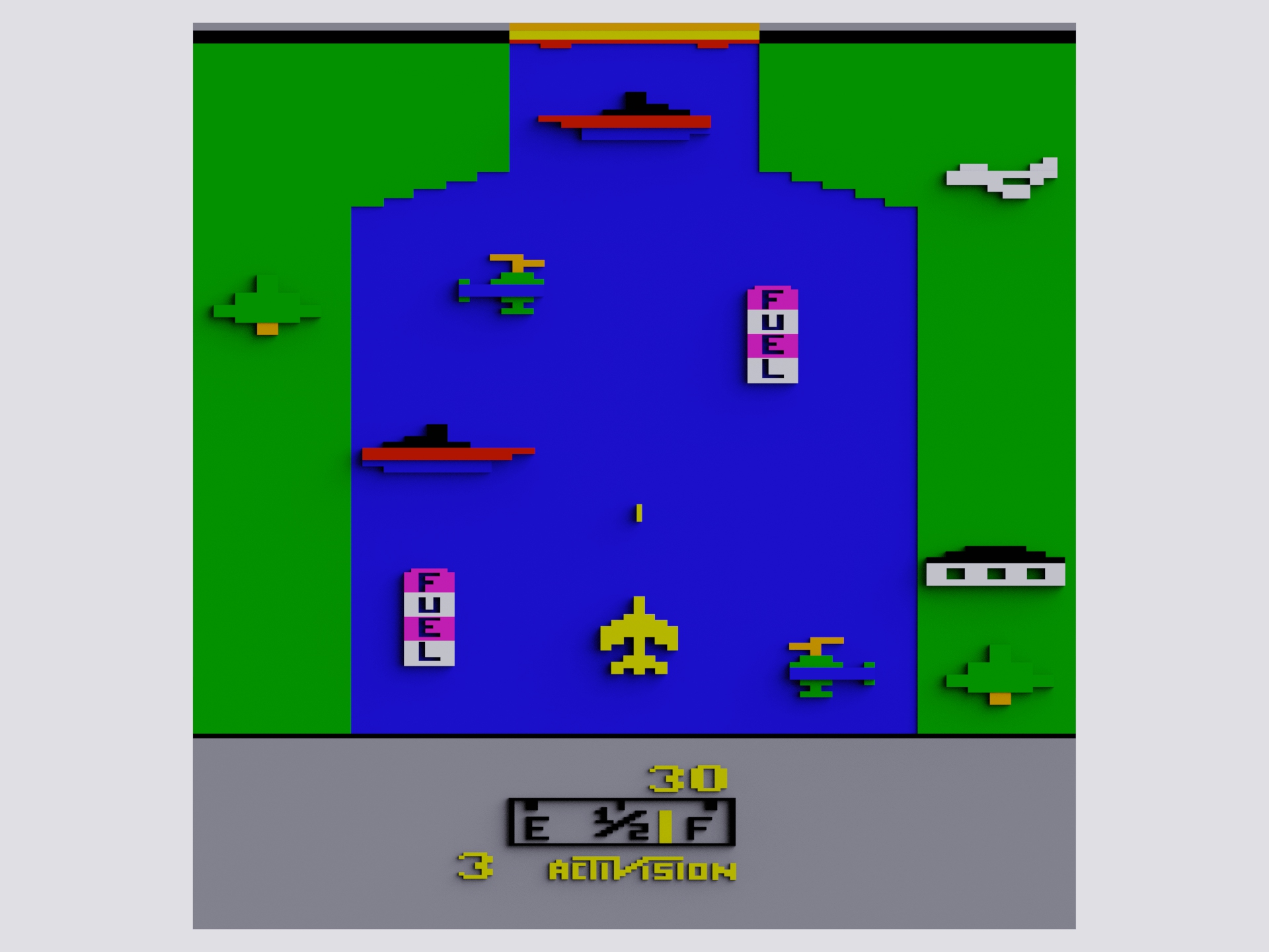 Atari river ride game