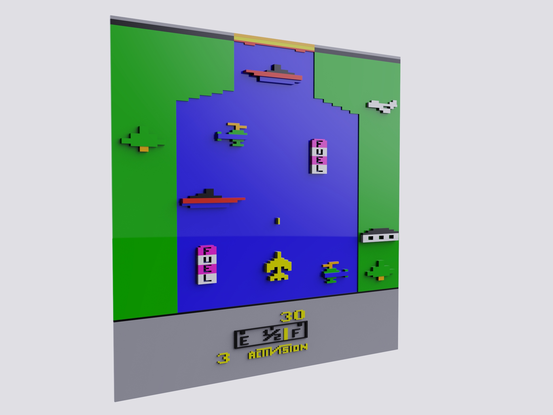 Atari river ride game by hesam | Download free STL model | Printables.com